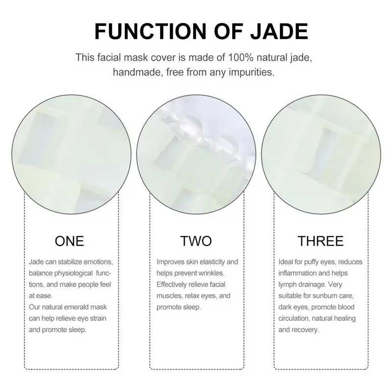 Jade Sleeping Masks Cooling Massager